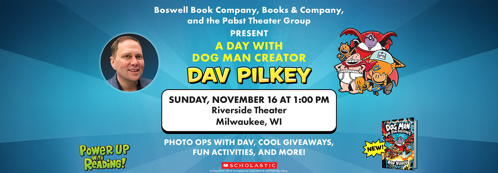 An Afternoon with Dog Man Creator Dav Pilkey