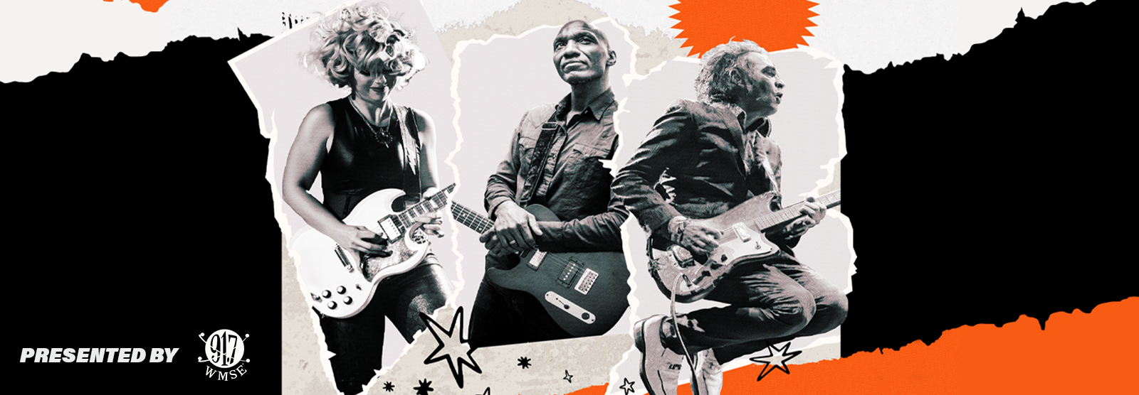 Samantha Fish, Cedric Burnside, and Jon Spencer