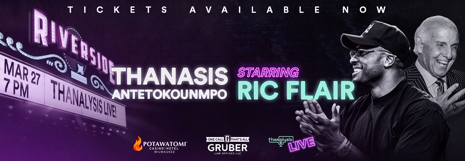 Thanalysis Live, starring Thanasis Antetokounmpo & Ric Flair