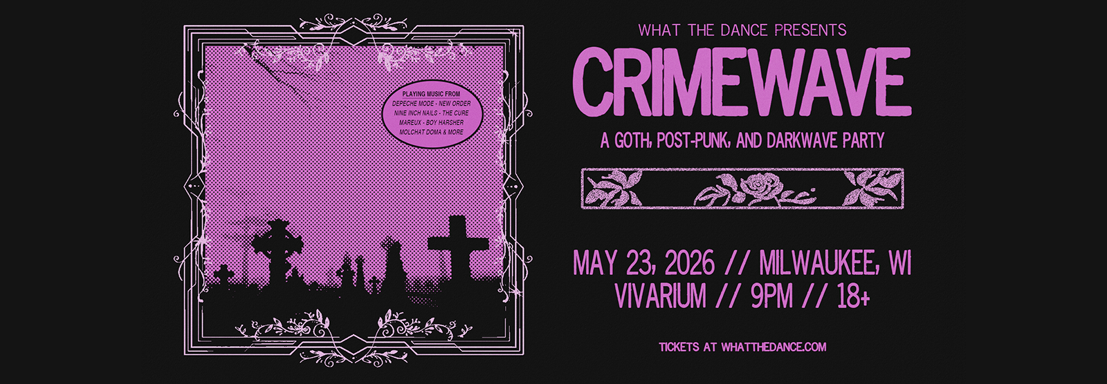 CRIMEWAVE: A GOTH, POST-PUNK & DARKWAVE PARTY
