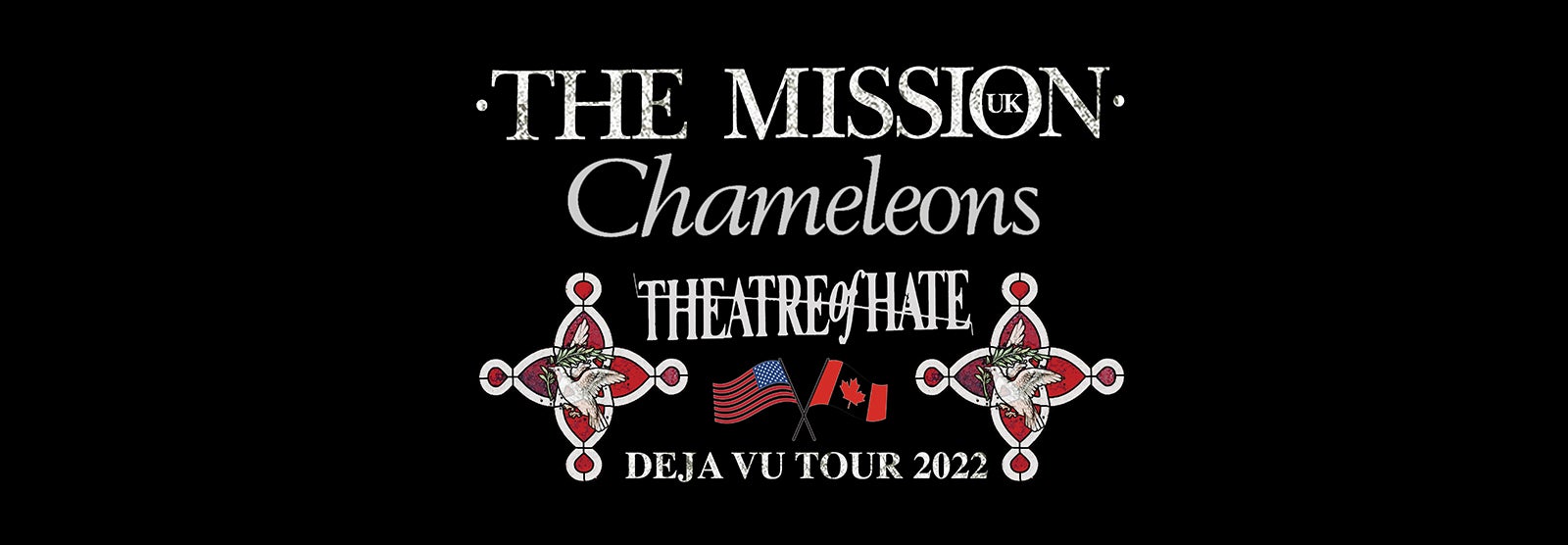 The Mission (UK) / Chameleons / Theatre of Hate